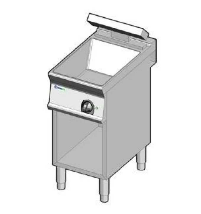 Réserve à frites électrique sur placard ouvert - gamme 700 - module 400