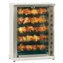Rôtissoire Professionnelle à 5 Broches Electrique Grande Capacité - 20 Poulets - Furnotel
