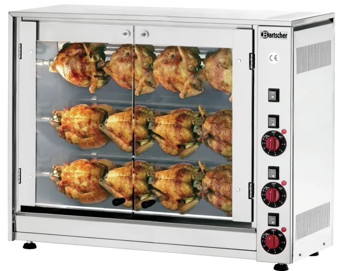 Rôtissoire Professionnelle Électrique - 12 Poulets - Bartscher