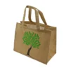 Sac Jute Logo Arbre 36X19 Lot de 60 - Créapak