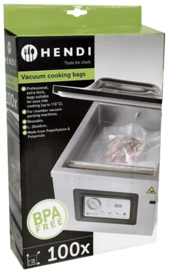 Sacs de cuisson sous vide 100 pièces 400x300mm - Hendi