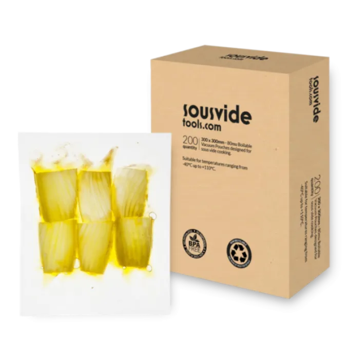 Sac Sous-Vide 300 mm x 300 mm - Boîte de 200 - SousVideTools