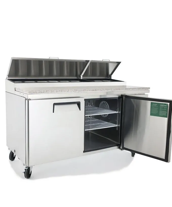 Saladette de Préparation à Pizza 2 Portes - 9 Bacs GN1/3 - Atosa