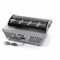 Saladette - 67 L - avec 8 x GN 1/6 - Modèle de Table - Maxima