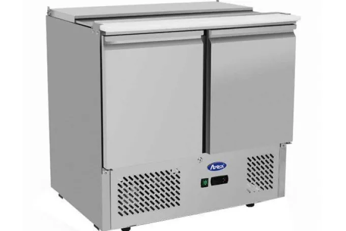 Saladette Pizza Réfrigérée - 2 Bacs GN 1/1 et 3 Bacs GN 1/6 - Atosa