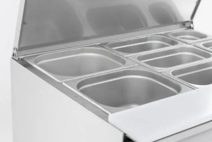 Saladette réfrigérée compacte 230 litres - 2 portes - Combisteel