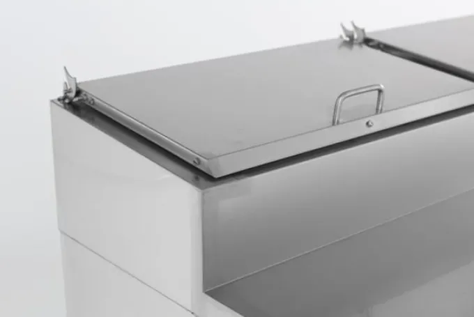Saladette Réfrigérée - 2 Portes Avec Couvercle - Combisteel