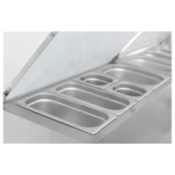 Saladette réfrigérée - 3 portes avec couvercle - Combisteel