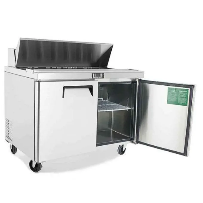Saladette Réfrigérée 2 Portes 490 L - 16 Bacs GN 1/6 - Atosa