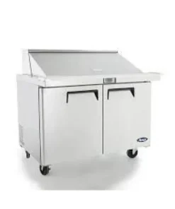 Saladette Réfrigérée 2 Portes 490 L - 16 Bacs GN 1/6 - Atosa