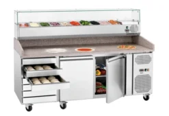 Saladette Réfrigérée Vitrée - 10 x GN 1/4 - GL3-2005 - Bartscher