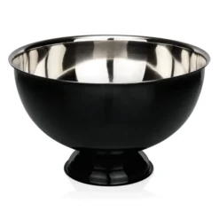 Saladier en Acier au nickel-chrome 10 L noir H 230 mm Ø 380 mm - Was Germany