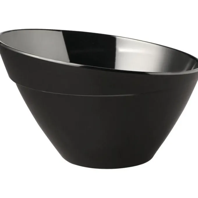 Saladier incliné en mélamine noir Balance APS 245 mm
