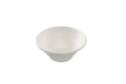 Saladier rond blanc en canne à sucre 500 ml - 600 unités - Betik