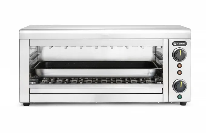 Salamandre avec éléments chauffants Quartz infrarouge 230V/3645W - Hendi