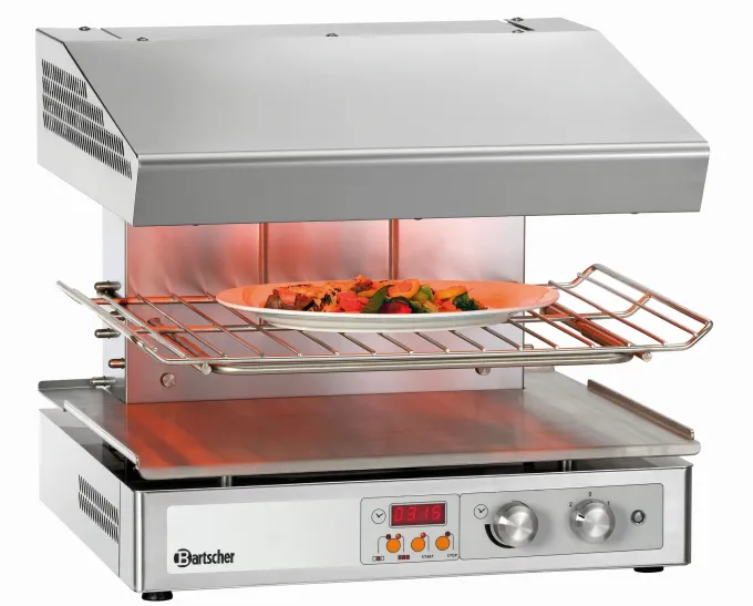 Salamandre de Cuisine Professionnelle Hi-Light avec Grille Réglable - 3 Zones - Bartscher