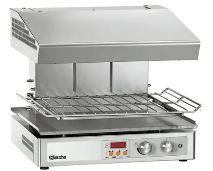 Salamandre de Cuisine Professionnelle Hi-Light avec Grille Réglable - 3 Zones - Bartscher
