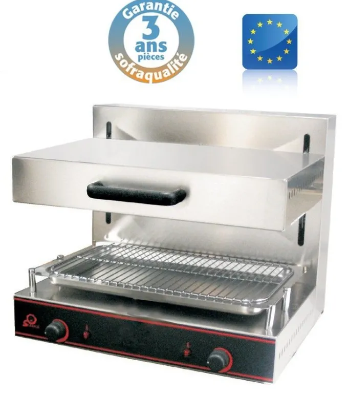 Salamandre Professionnel de Cuisine L60 - Electrique - Plafond mobile - Sofraca