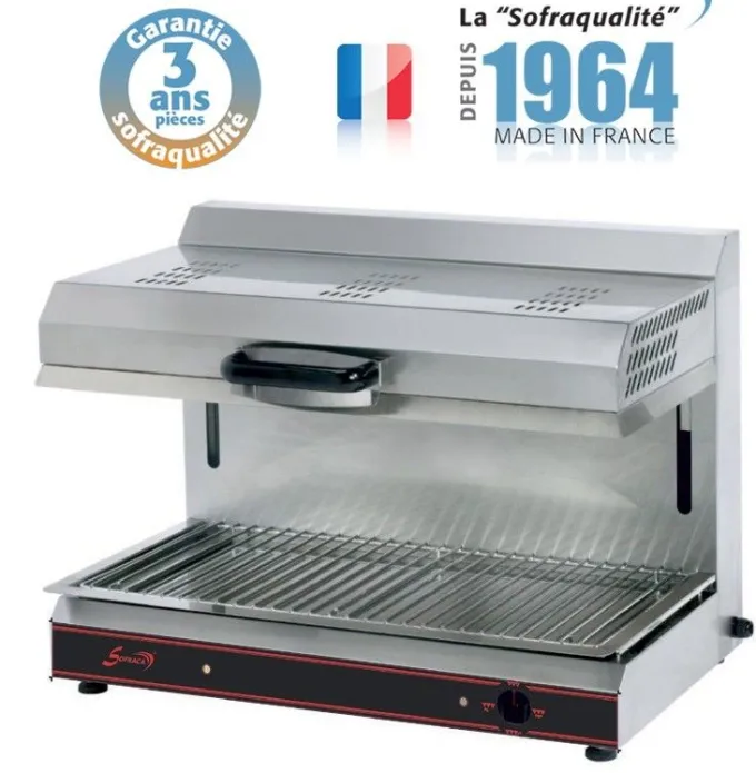 Salamandre Professionnel de Cuisine gaz - Plafond mobile - Sofraca