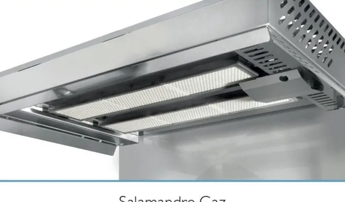 Salamandre Professionnel de Cuisine gaz - Plafond mobile - Sofraca