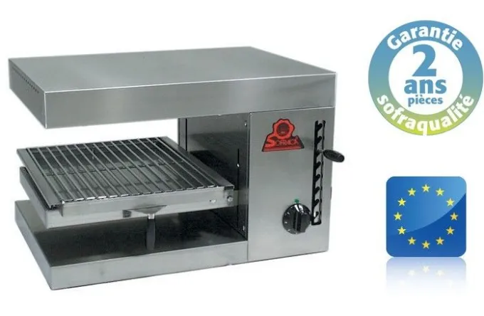 Salamandre Professionnel de Cuisine L75 - Electrique - Base mobile - Sofraca