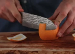 Santoku avec Saya et Boîte en Bambou - Lame 180 mm - Kotai