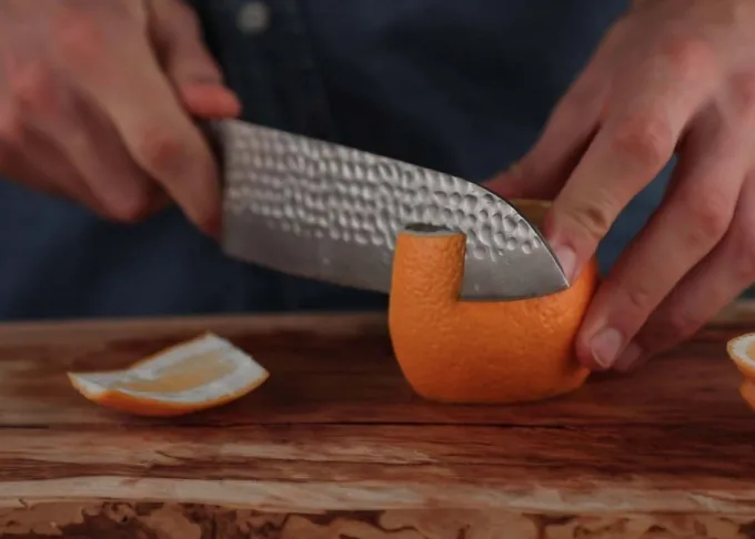 Santoku avec Saya et Boîte en Bambou - Lame 180 mm - Kotai