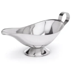 Saucière avec pied en Acier au nickel-chrome H 115 mm - Was Germany