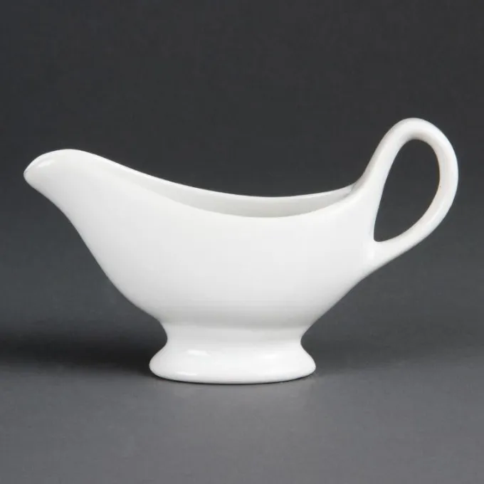 Saucières blanches Olympia 21,5 cl - Boite de 6