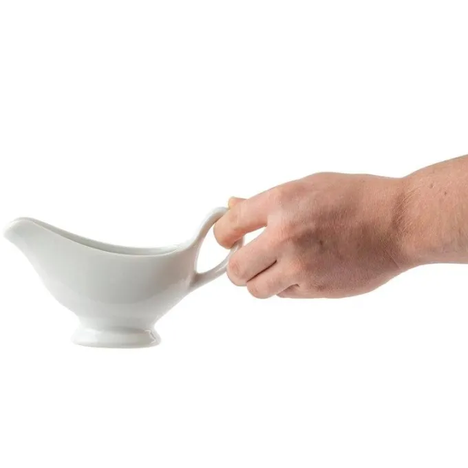 Saucières blanches Olympia 21,5 cl - Boite de 6