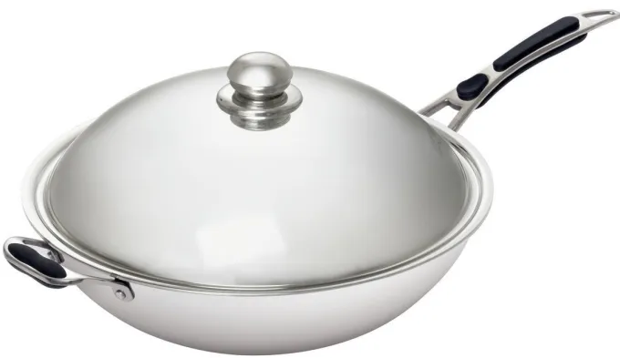 Sauteuse Wok inox Ø36 cm pour induction IW35 - Bartscher