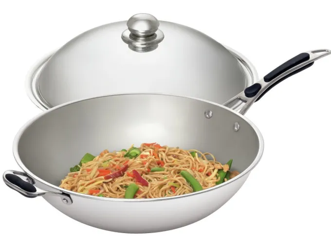 Sauteuse Wok inox Ø36 cm pour induction IW35 - Bartscher