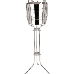 Seau à champagne professionnel en inox poli diamètre 204 mm - Olympia