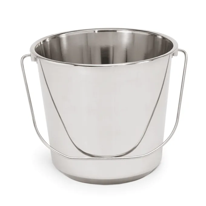 Seau en Acier au nickel-chrome 10 dl H 240 mm - Was Germany