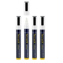 SecuritLot de 4 Feutres-craie à encre liquide taille de mine 2-6mm - pochette - Securit