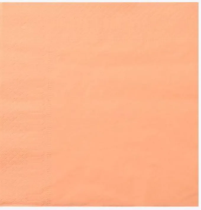 Serviette Ouate 20x20 cm Mandarine Ecolabell - Lot de 3 Colis de 1800 - Manufacture De L'Ephemere