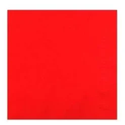 Serviette Rouge 30x39 cm Ecolabell - Lot de 2 Colis de 2400 - Manufacture De L'Ephemere