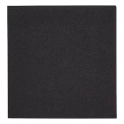 Serviettes Cocktail 2 Plis Format 1/4 Recyclable 240mm Noires - Lot de 4000 - Fiesta
