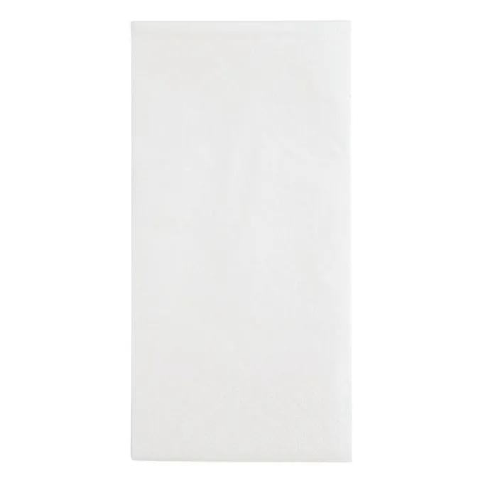 Serviettes Dîner Recyclable 2 Plis Format 1/8 400mm Blanches - Lot de 2000 - Fiesta