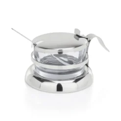 Set de burettes a parmesan/confiture en Verre/inox H 55 mm Ø 90 mm - Was Germany