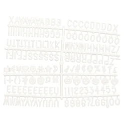 Set de 360 lettres (chiffres, icônes et lettres) - Securit