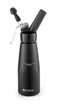 Siphon à chantilly Kitchen Line noir 0,5L 80x(H)260 mm - Hendi