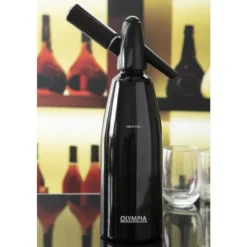 Siphon à Eau de Seltz Noir Professionnel 1 L - Olympia