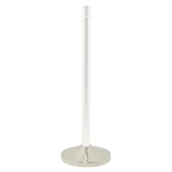 Socle pour poteau d'accueil - chrome - 31x31cm (Socle NON inclus) - Securit