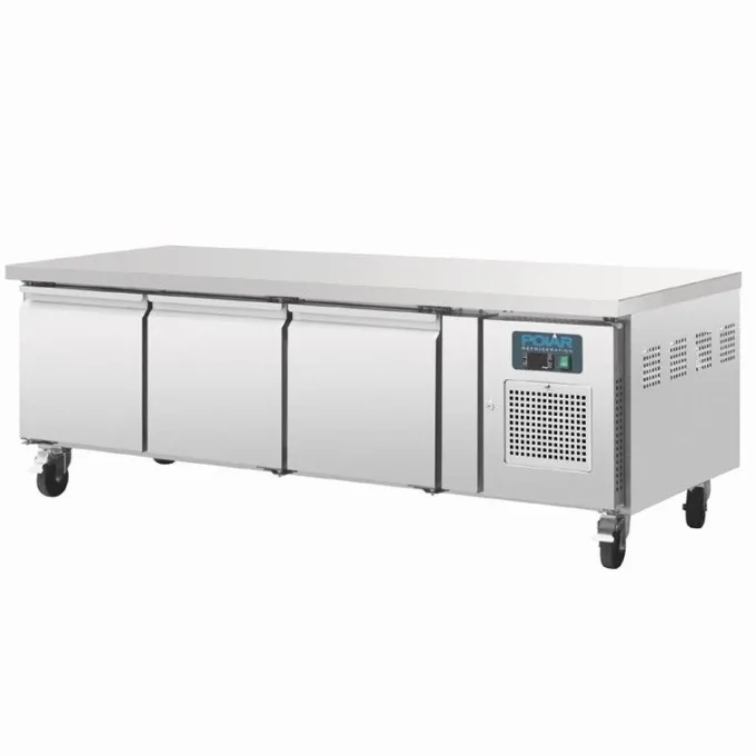 Soubassement Réfrigérée Positif 3 Portes 317L - Polar