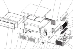 Soubassement réfrigérée UD1-3 - TEFCOLD