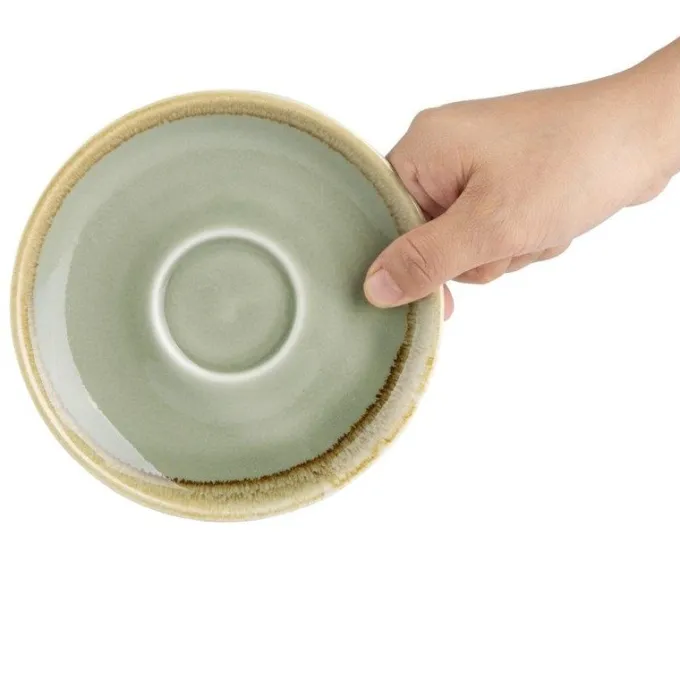 Soucoupe couleur mousse Kiln Olympia pour GP330 140 mm - Lot de 6