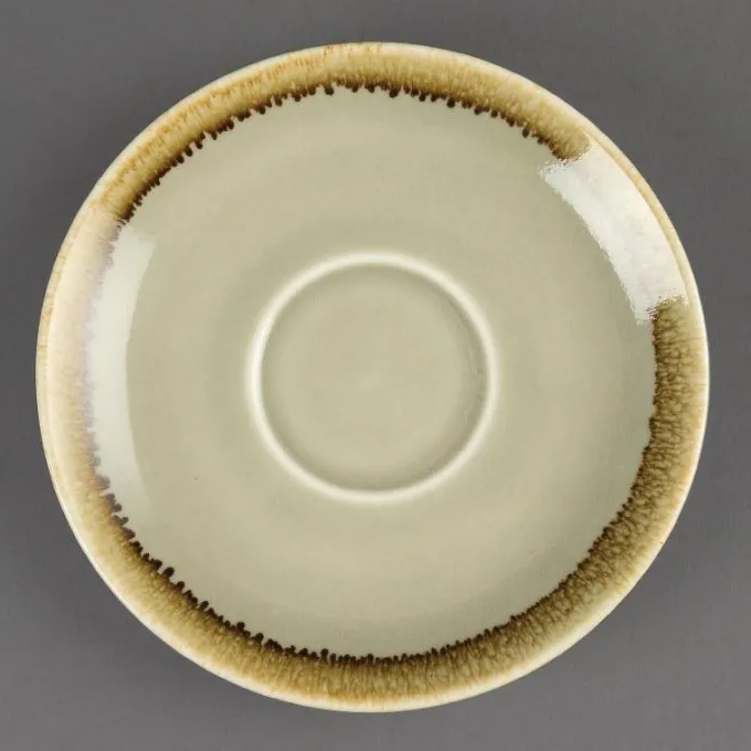 Soucoupe couleur mousse Kiln Olympia pour GP330 140 mm - Lot de 6