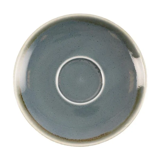 Soucoupe couleur océan Kiln Olympia pour GP330 140 mm - Lot de 6