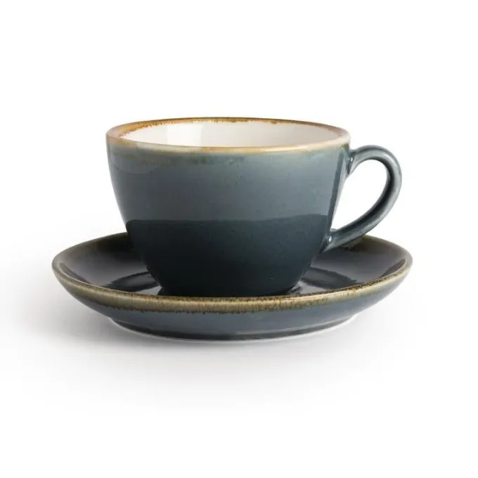 Soucoupe Couleur Océan pour GP348 160 mm - Lot de 6 - Olympia Kiln